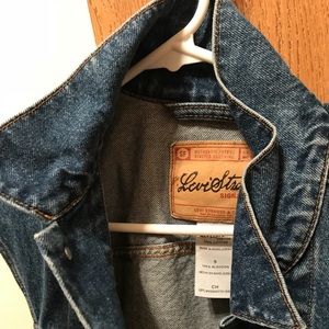 Levi’s denim vest. Barely worn.